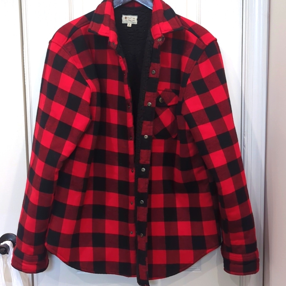 Buffalo Plaid Shirt Jacket